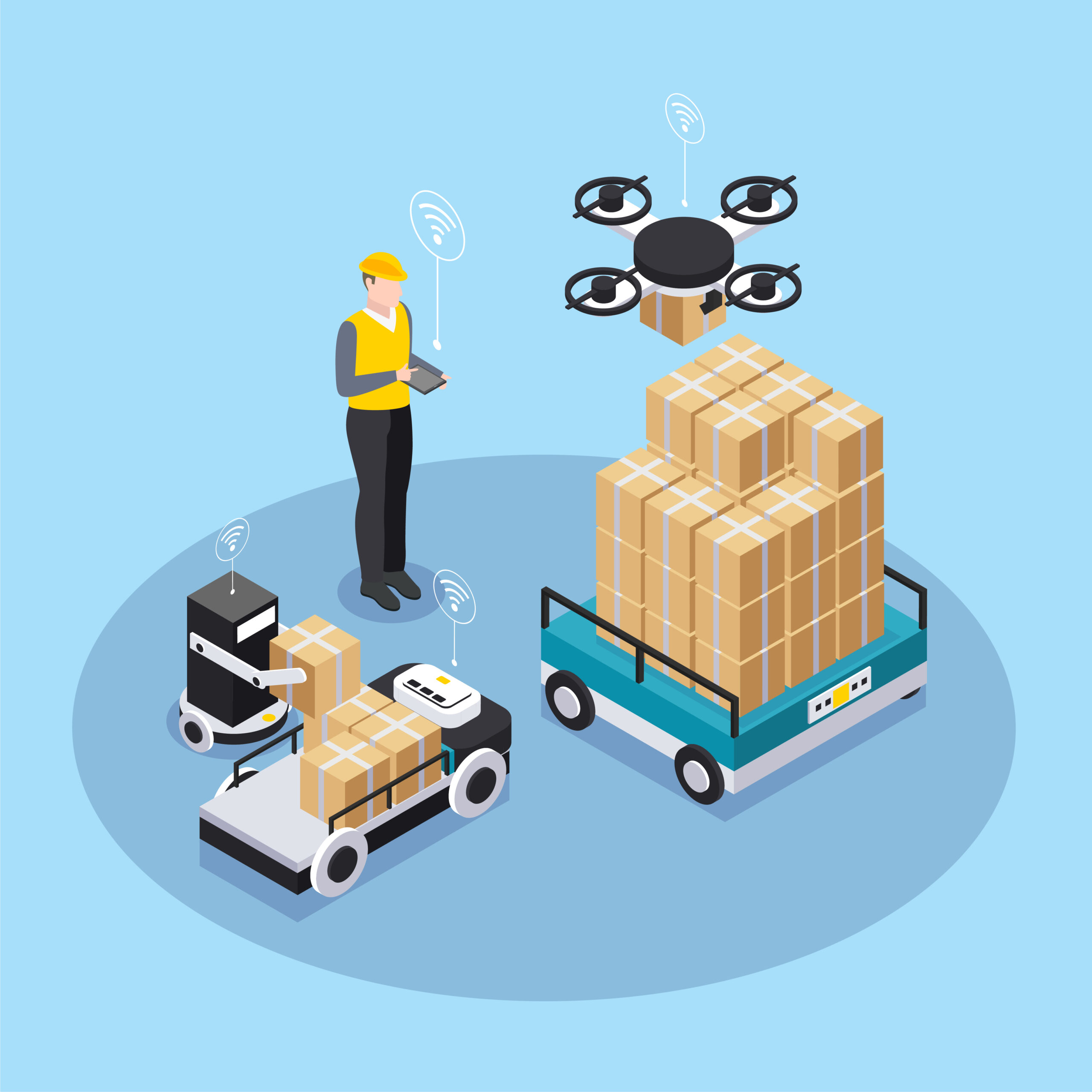 Automated warehouse management